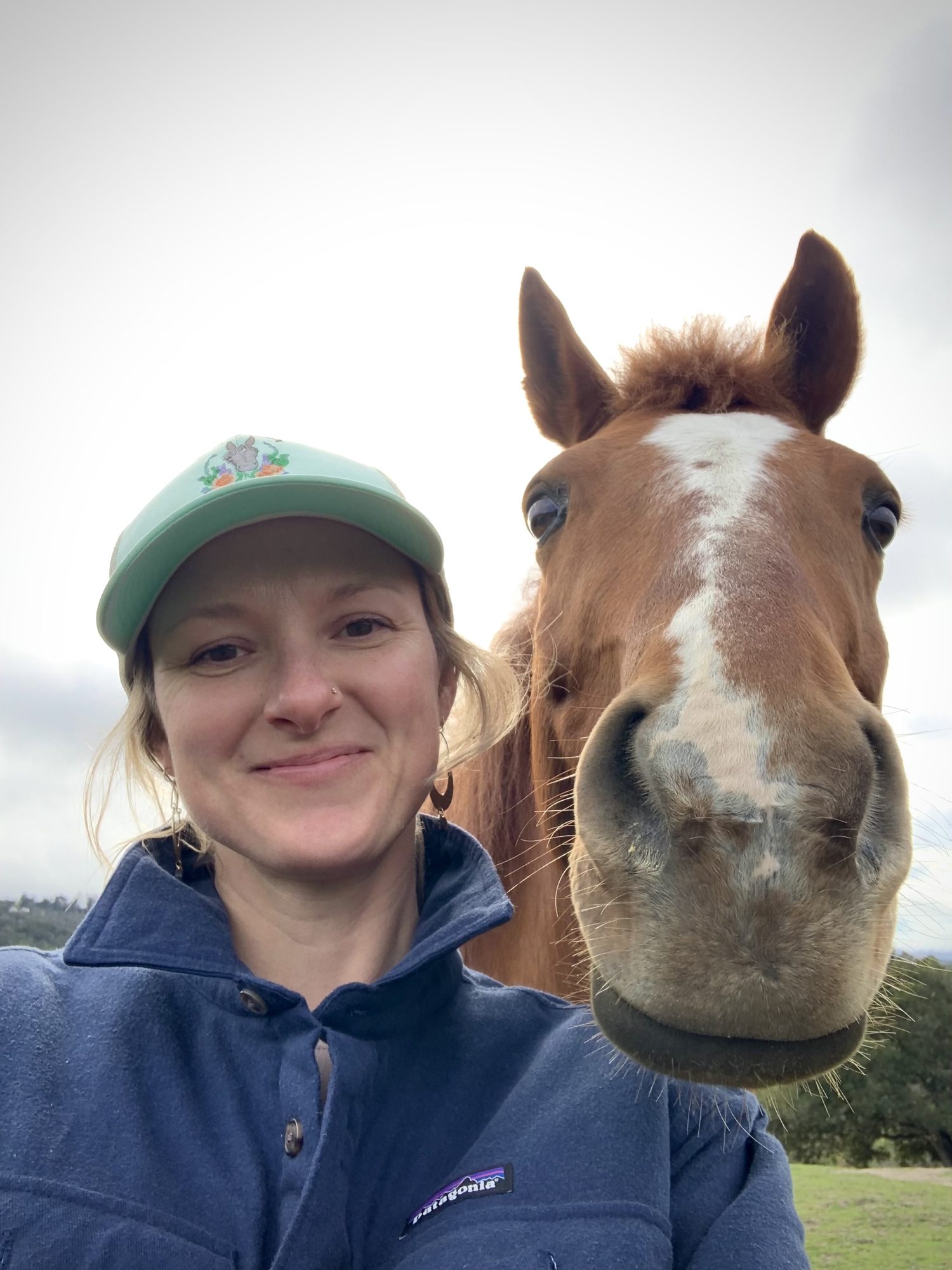 Ingrid with her horse